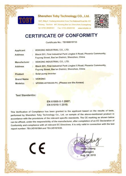 Shenzhen Veikong Electric Co., Ltd.