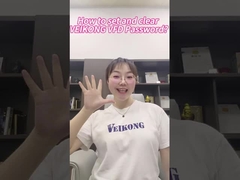 چگونه رمز عبور VFD VEIKONG را تنظیم و پاک کنیم؟